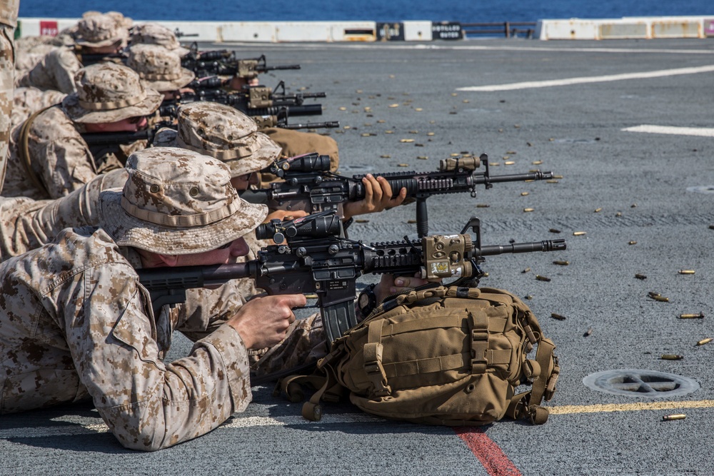 13th MEU Marines keep their aim straight and true