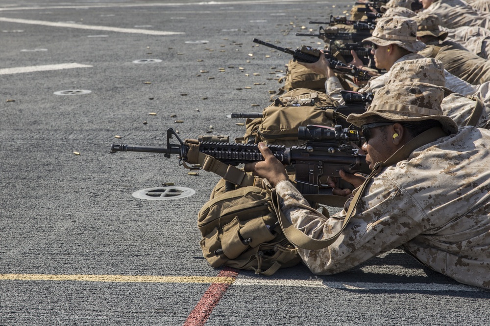 13th MEU Marines keep their aim straight and true