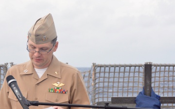 USS Nitze Celebrates Easter Service at Sea