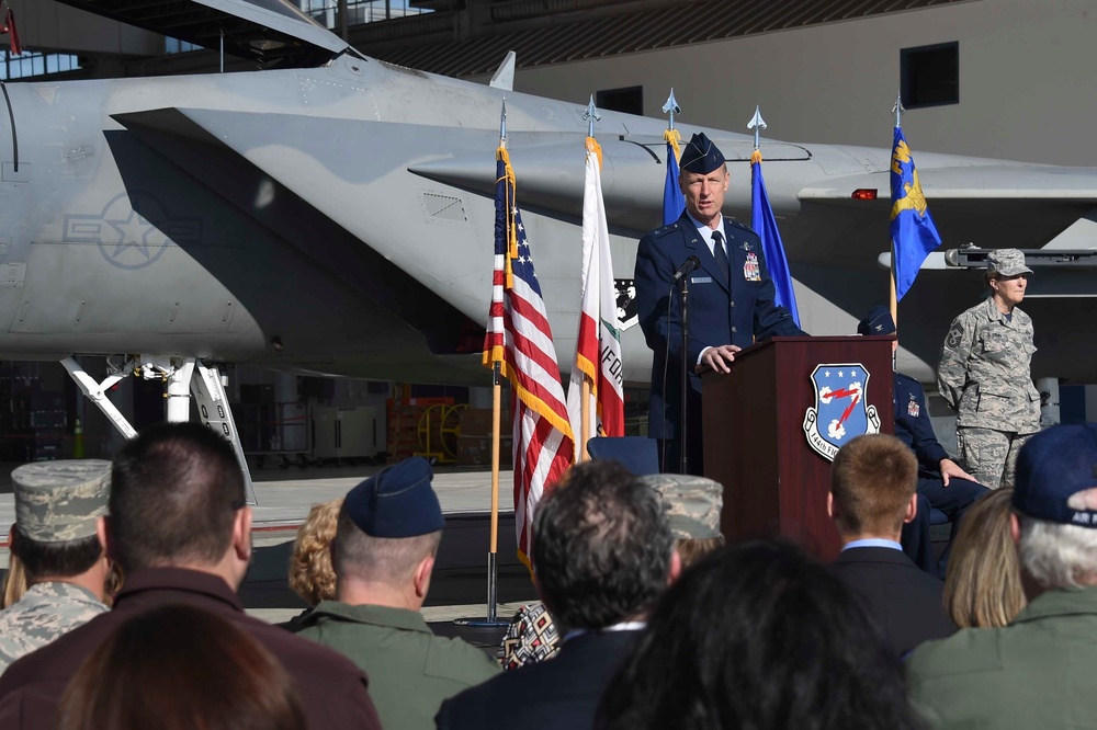 144th FW change of command