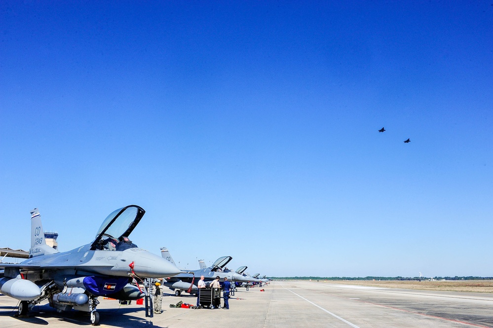 Colorado Air National Guard members conduct annual training at Tyndall AFB
