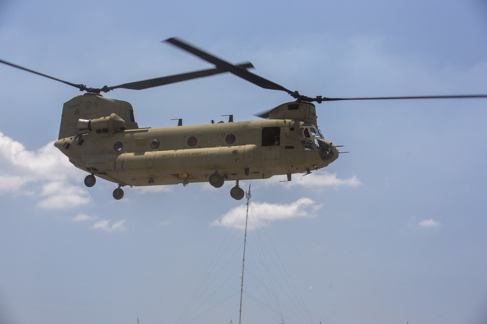 U.S. Army aircraft take flight at Balikatan 2016