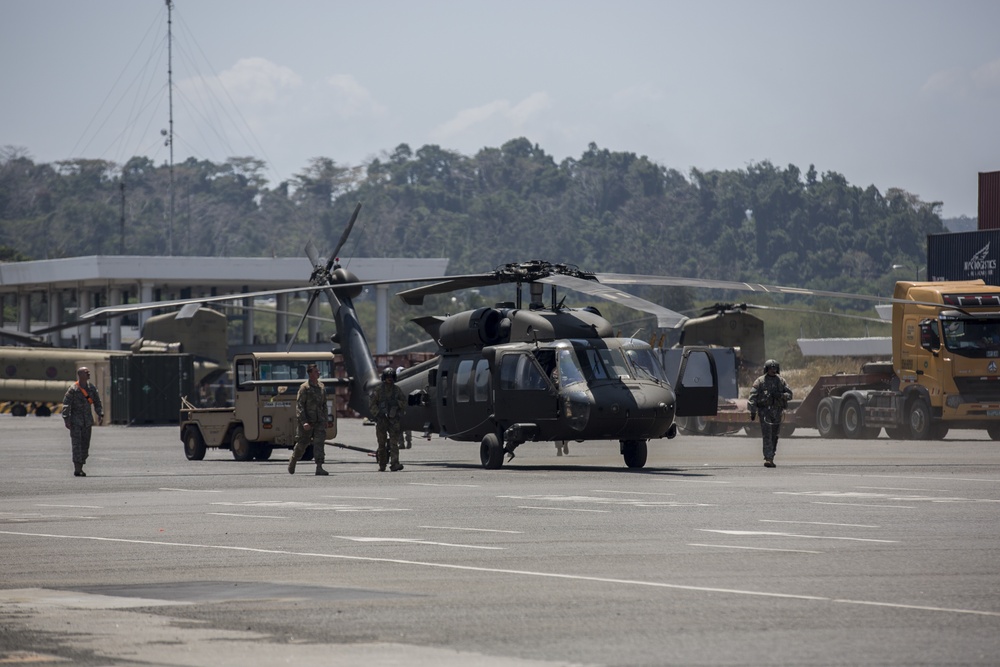 U.S. Army aircraft take flight at Balikatan 2016