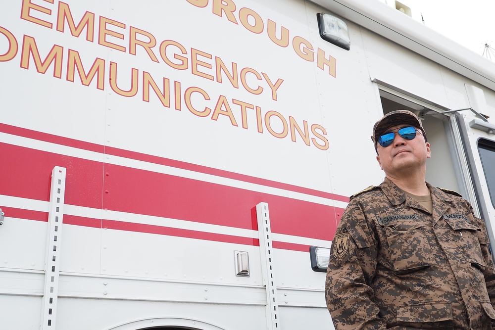 Mongolian delegation observes Alaska Shield 2016