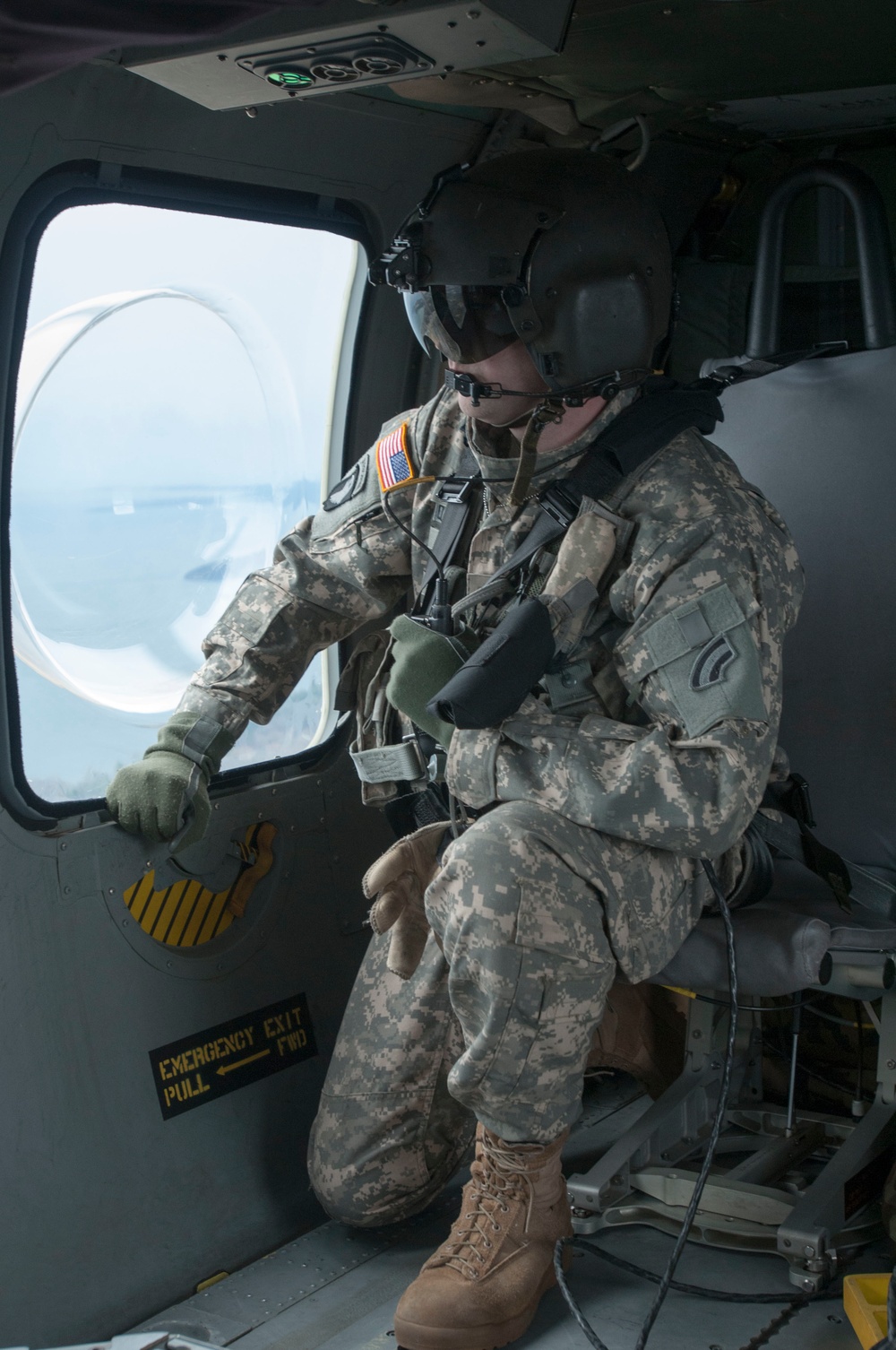 Soldiers Conduct Medevac Training