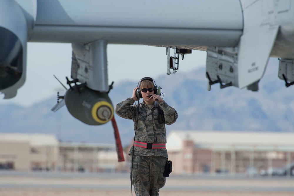 In a city known for nightlife, gambling, and shows the 124th Fighter Wing brought their own show to “Sin City” for the Green Flag West exercise in preparation for future deployments.