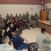 Command Chief Master Sergneat of the Air National Guard, James W. Hotaling, visits the 146th Airlift Wing
