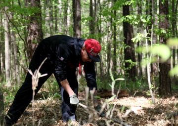 3rd MISB volunteers cut new bike path along Cape Fear River Trail