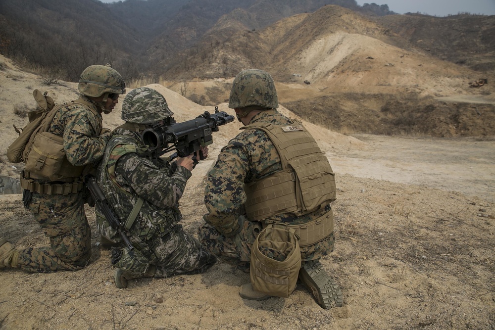 The range is hot: U.S. Marines, ROK Marines execute demolition range