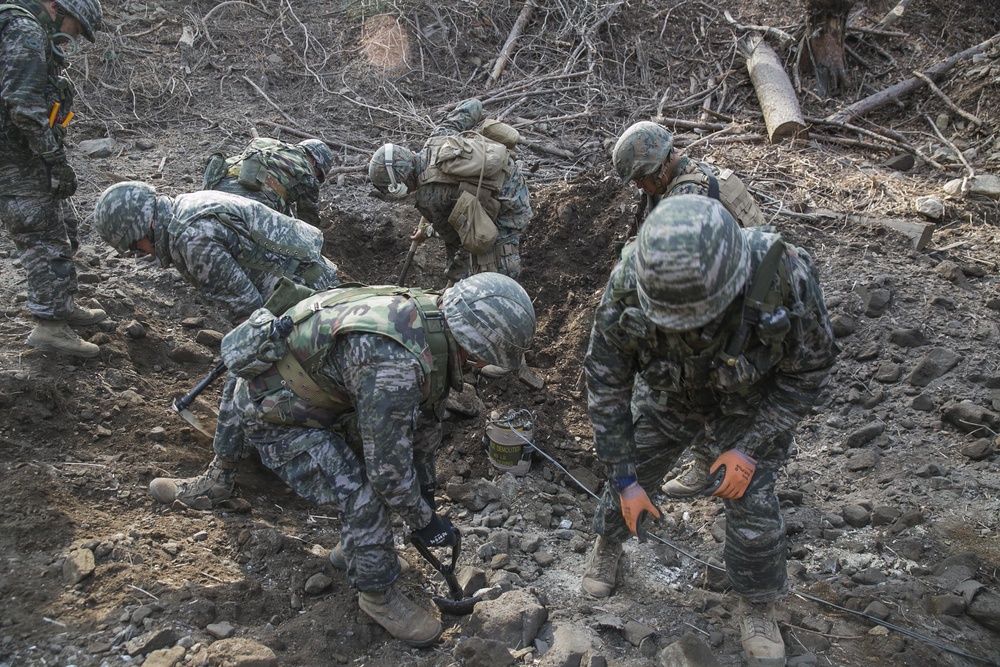 The range is hot: U.S. Marines, ROK Marines execute demolition range