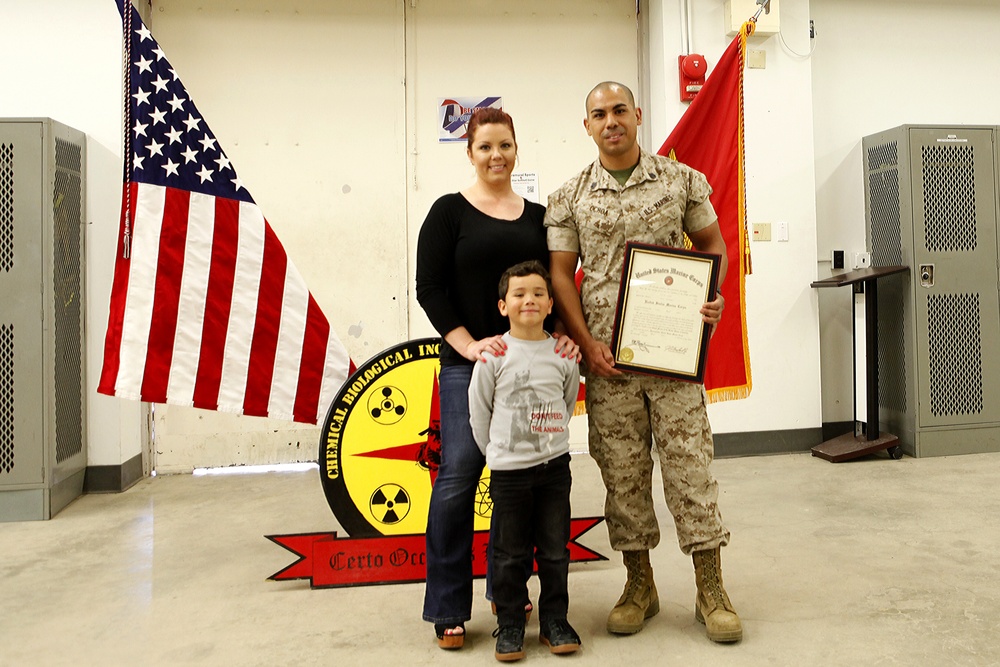 CBIRF Marine become Corps' newest Staff NCO