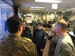 Mongolian delegation observes Alaska Shield 2016