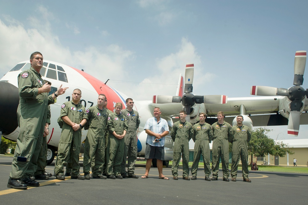 Commercial fisherman meets joint team who saved his life