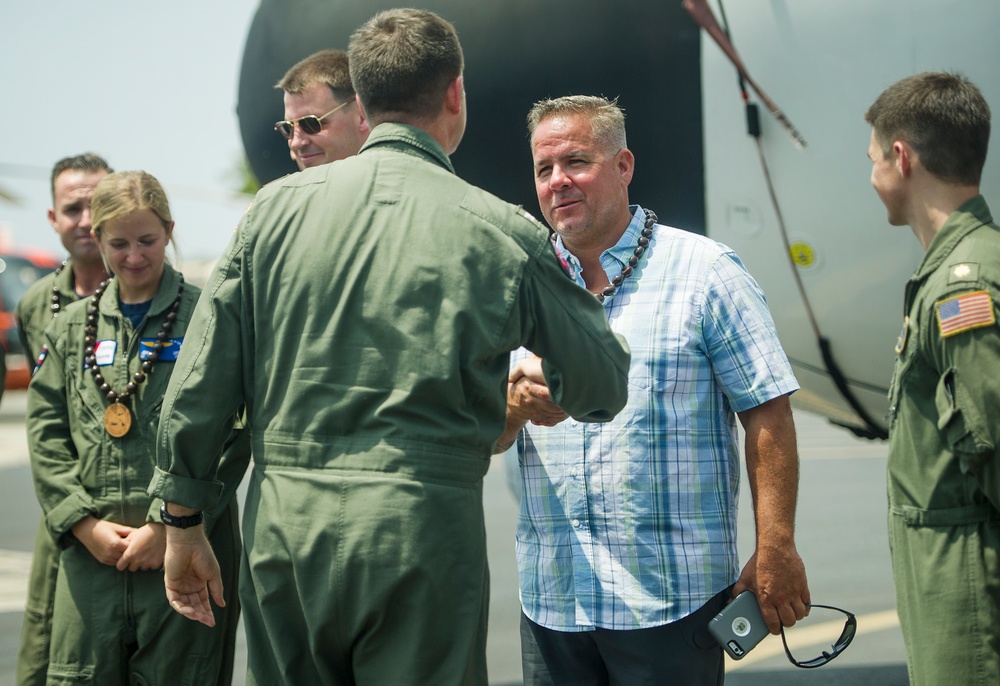 Commercial fisherman meets joint team who saved his life