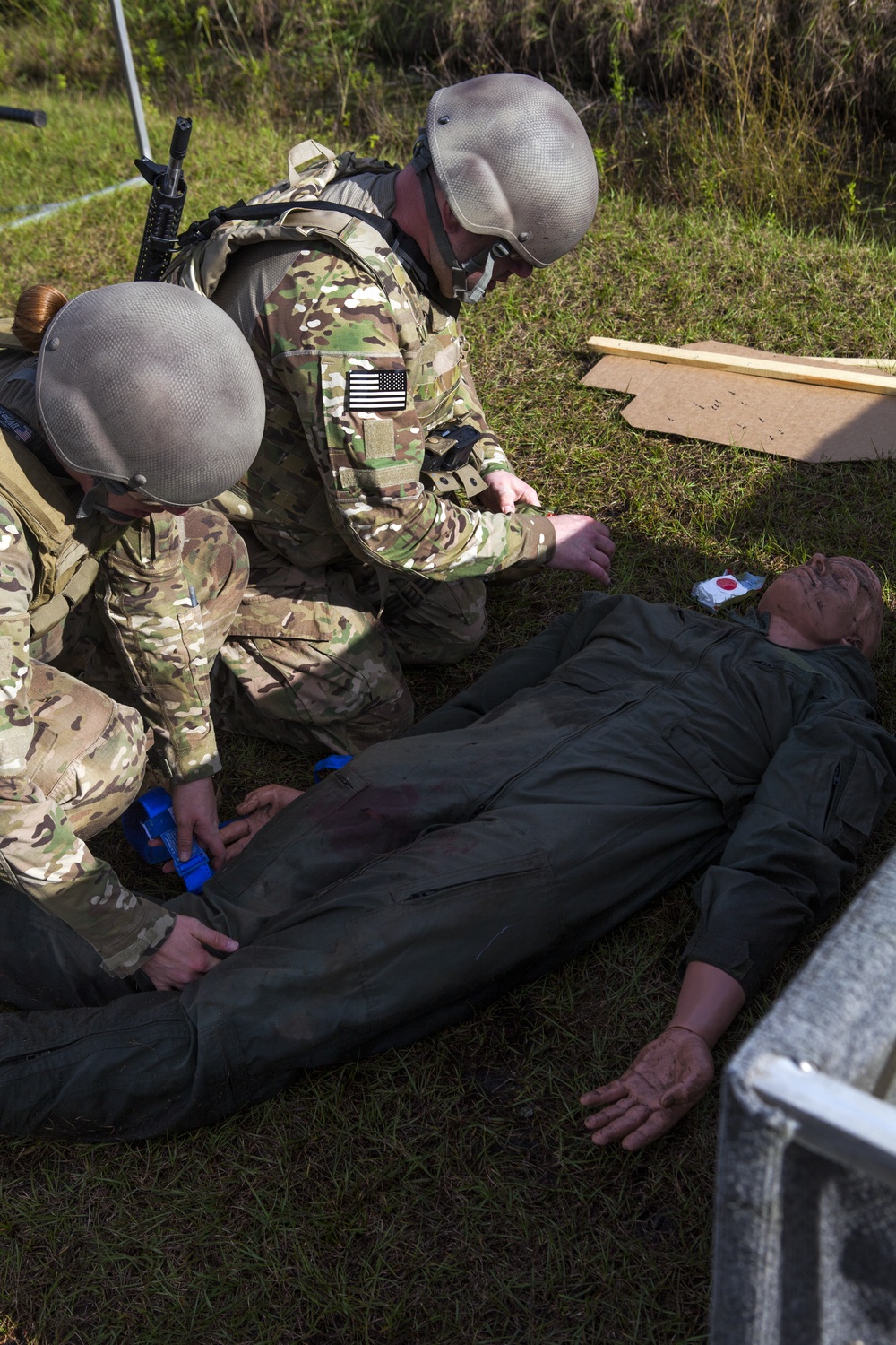 982nd Combat Camera Co. Trains in Tactical Combat Casualty Care