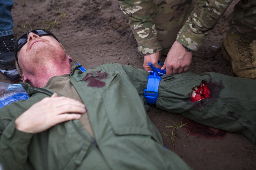 982nd Combat Camera Co. Trains in Tactical Combat Casualty Care