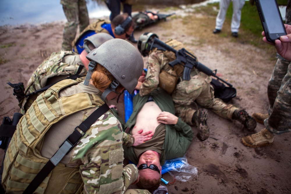 982nd Combat Camera Co. Trains in Tactical Combat Casualty Care