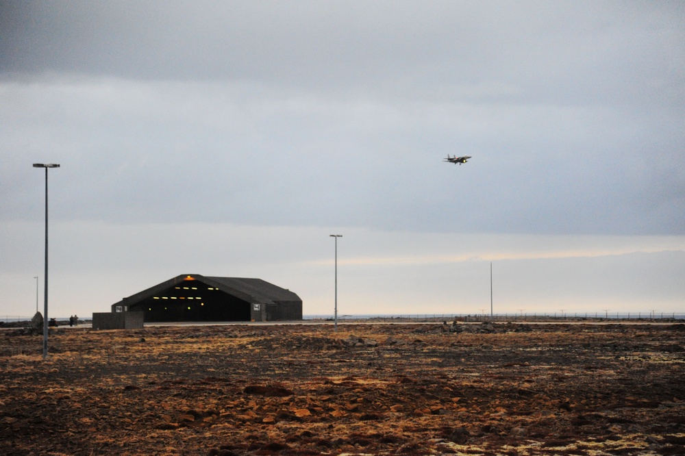 Icelandic Air Surveillance 2016 F-15C arrival