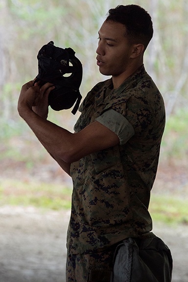 Marines complete annual gas chamber training