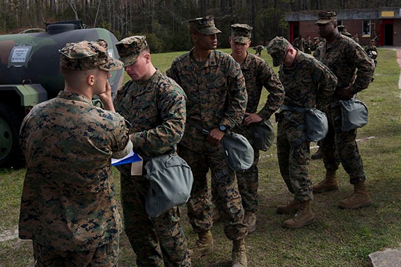 Marines complete annual gas chamber training