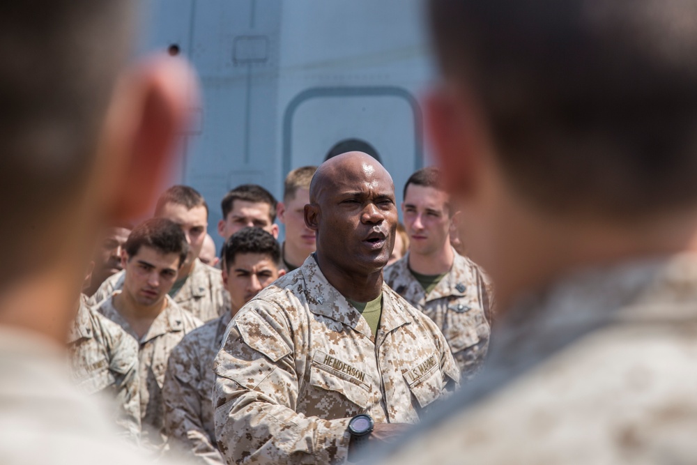 13th MEU CO lands aboard the Big Easy