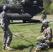 South Carolina Army National Guard Soldiers conduct sling-load training with the CH-47D Chinook
