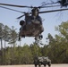 South Carolina Army National Guard Soldiers conduct sling-load training with the CH-47D Chinook