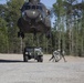 South Carolina Army National Guard Soldiers conduct sling-load training with the CH-47D Chinook