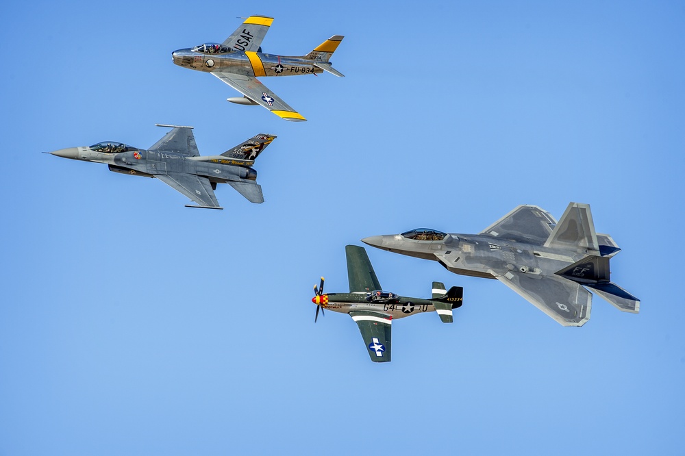 Formation of a Legacy: Hertiage flight merges avaition past and present