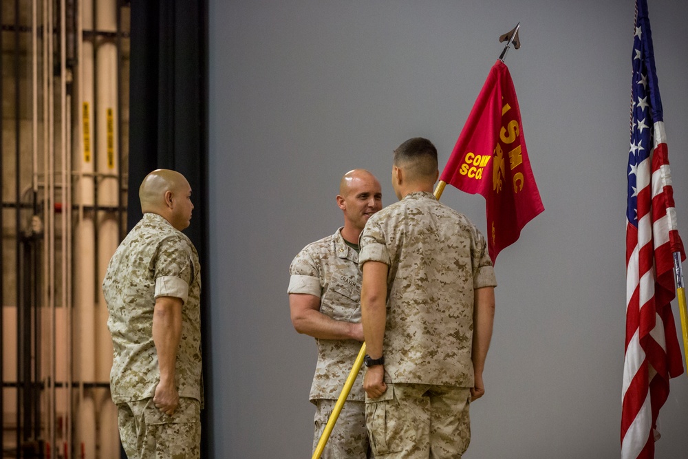 CTB Co. D holds change of command