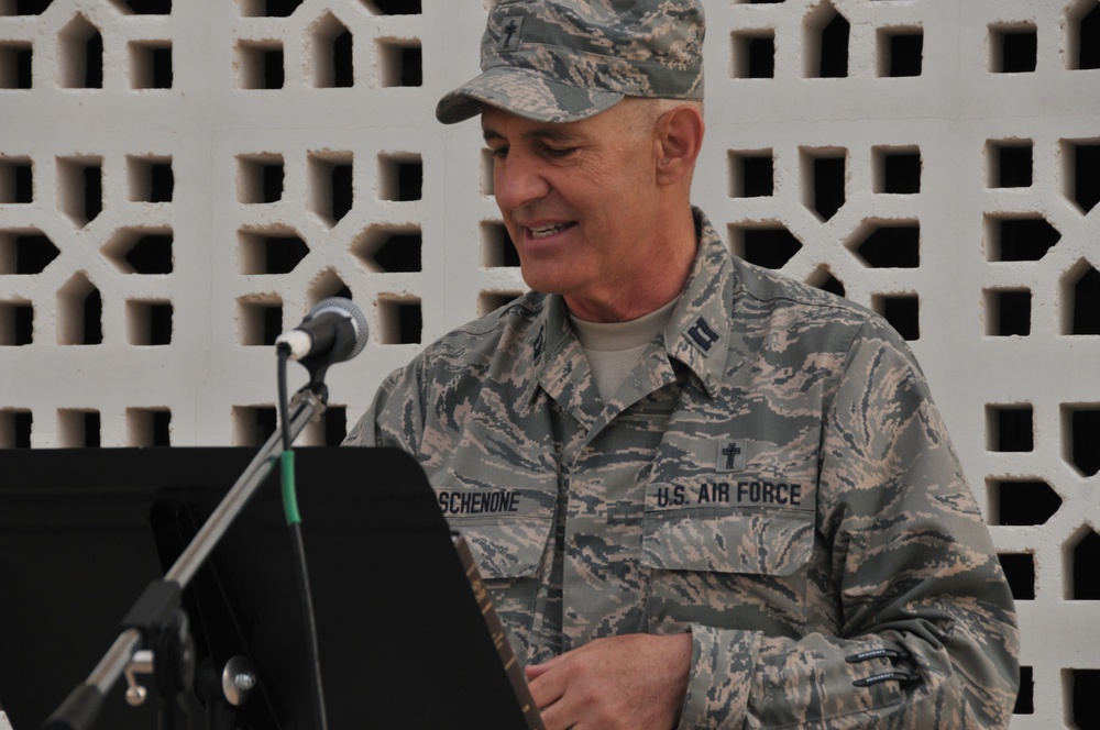 Air Force Chief of Chaplains visit Airmen and Religious Support teams