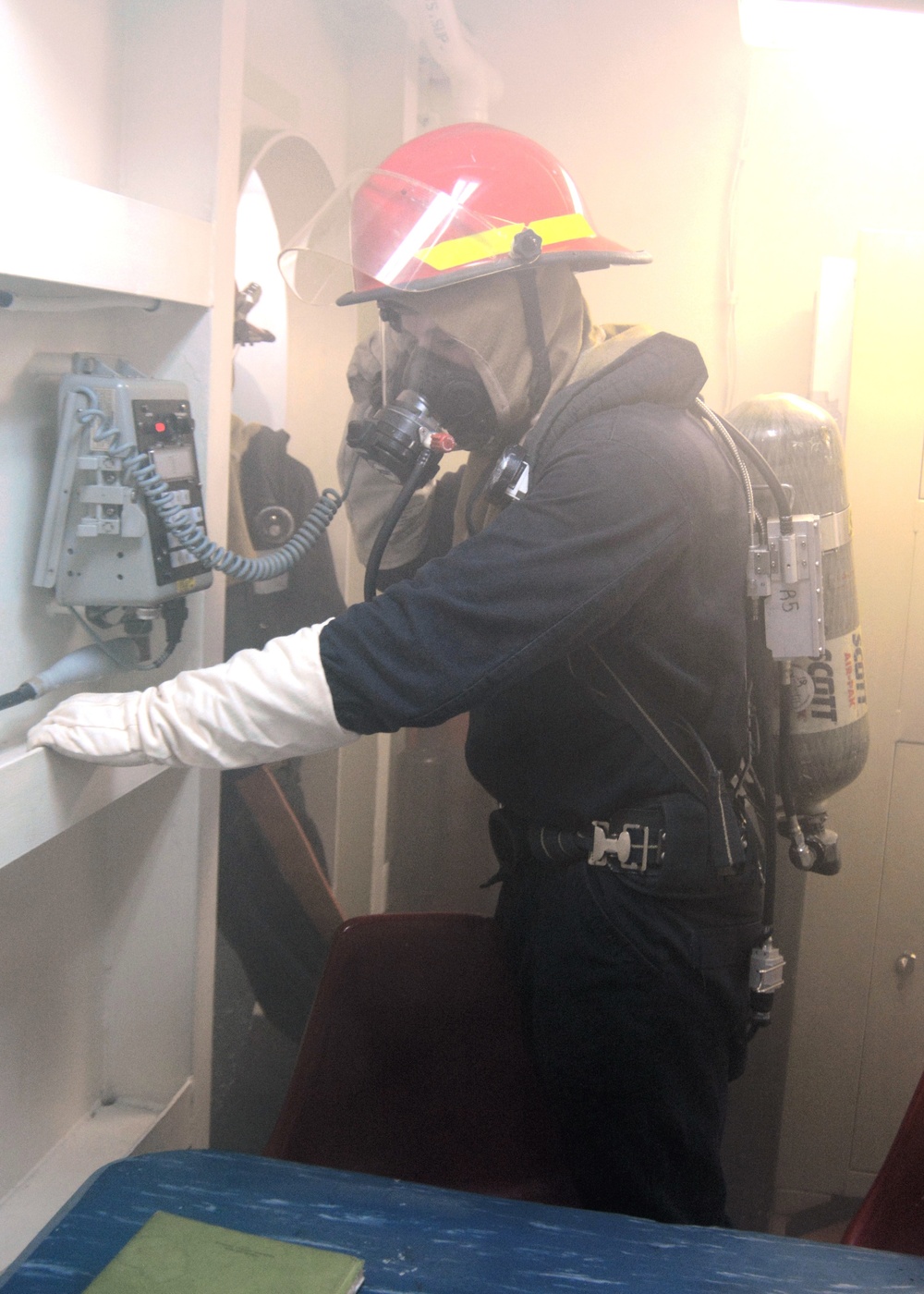 Mason Sailor Trains to Fight Fires During GQ Drill