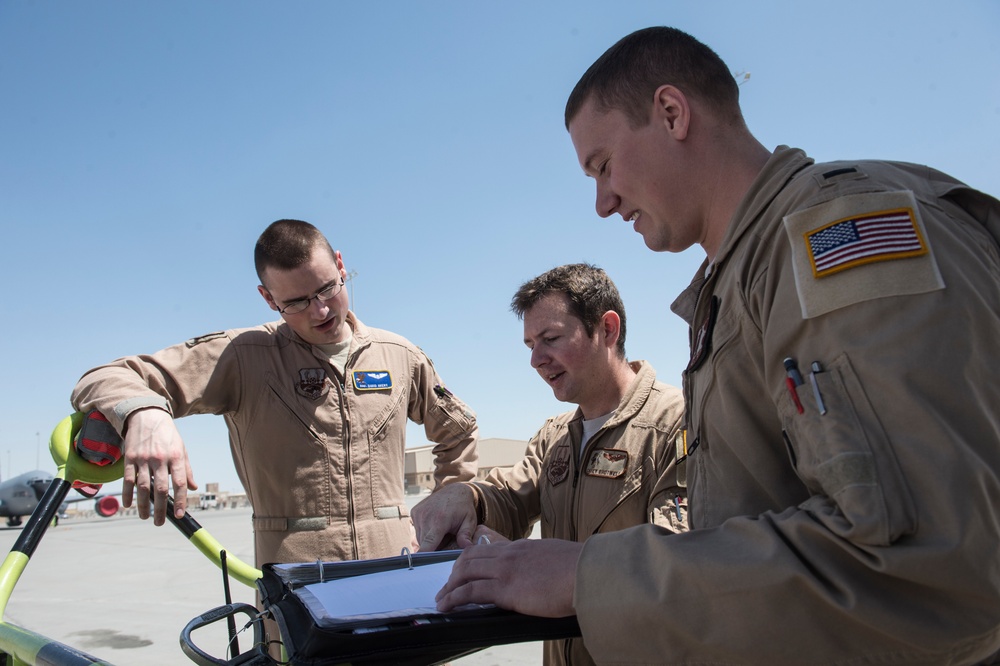 340th EARS Refuels Fighters and AWACS