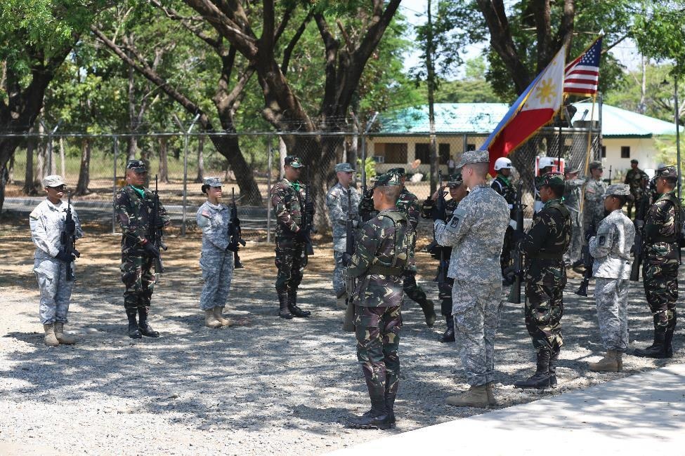 U.S., Philippine military stand shoulder-to-shoulder during opening ceremony