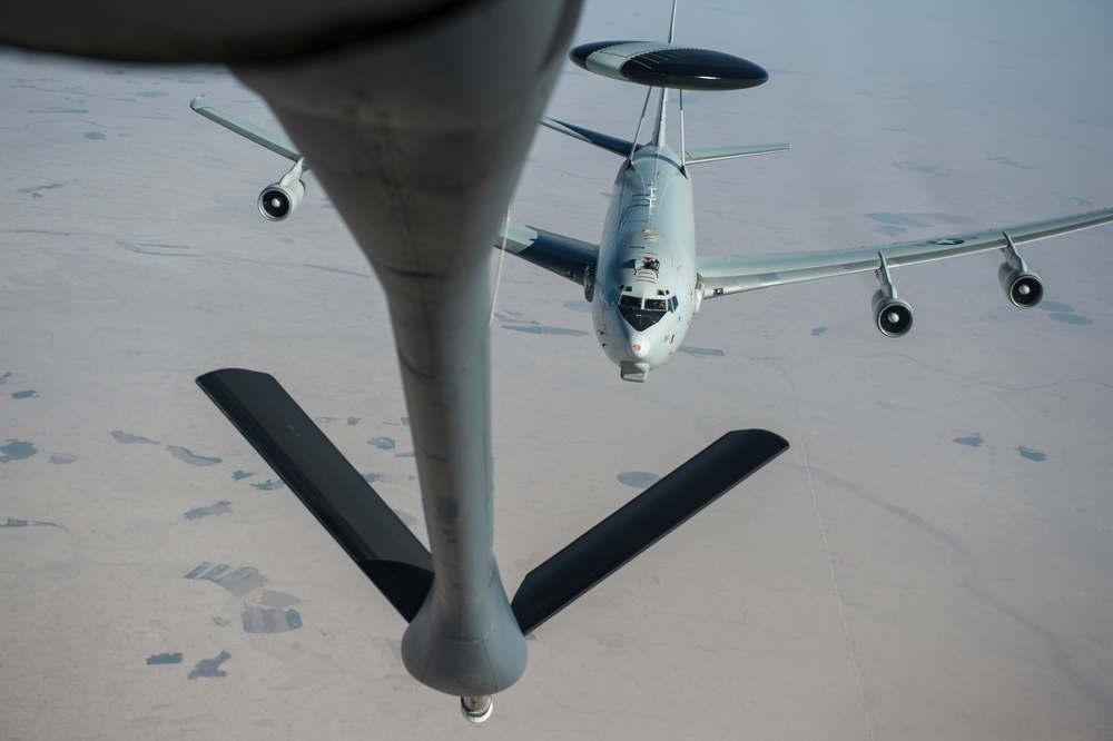 340th EARS Refuels Fighters and AWACS