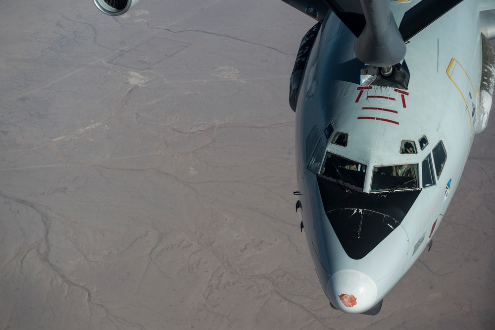 340th EARS Refuels Fighters and AWACS