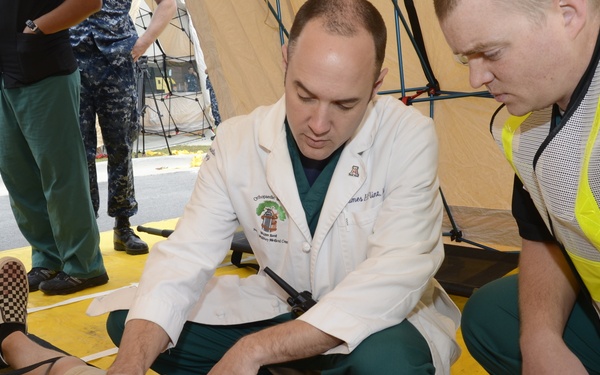 Naval Hospital Tests State Prototype During Mass Cass Exercise