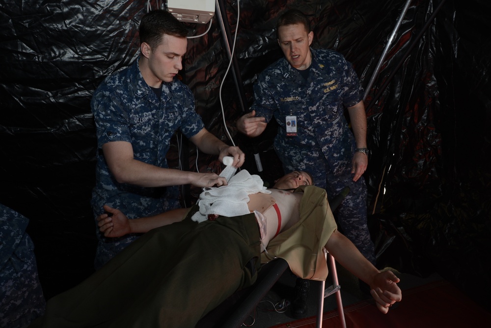 Naval Hospital Tests State Prototype During Mass Cass Exercise