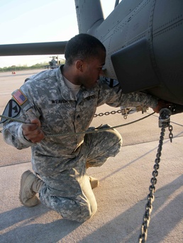 Air Cav sports shiny new ride