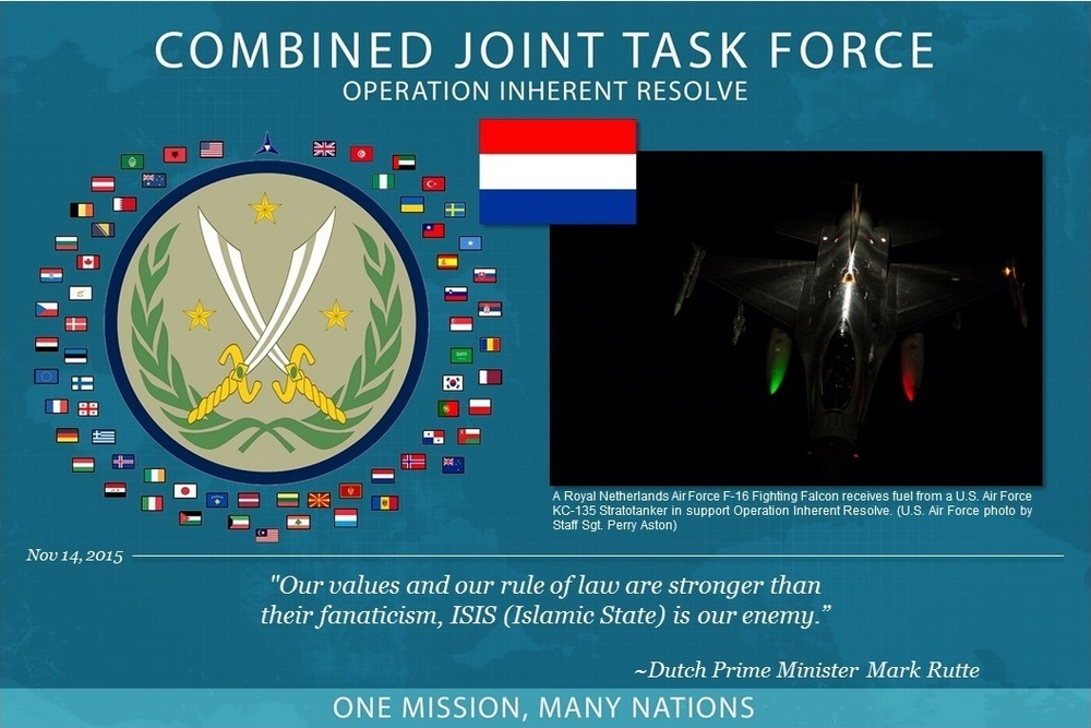 CJTF-OIR Coalition Infographic - Netherlands