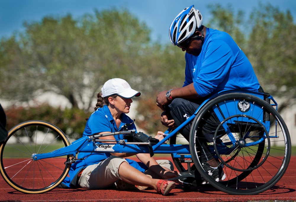 Warrior Games training - Day 1