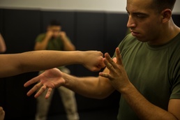 Marines practice MCMAP aboard MCAS Miramar