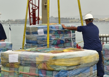 U.S. Coast Guard offloads 14 tons of cocaine seized in Eastern Pacific drug transit zone