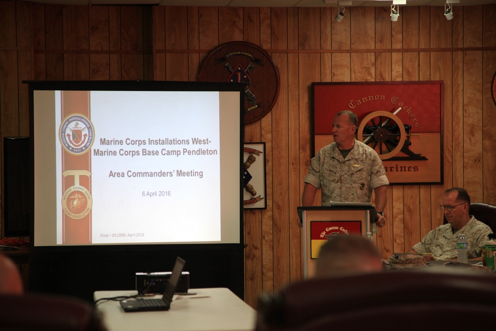 Area Commander's Meeting Opening Remarks