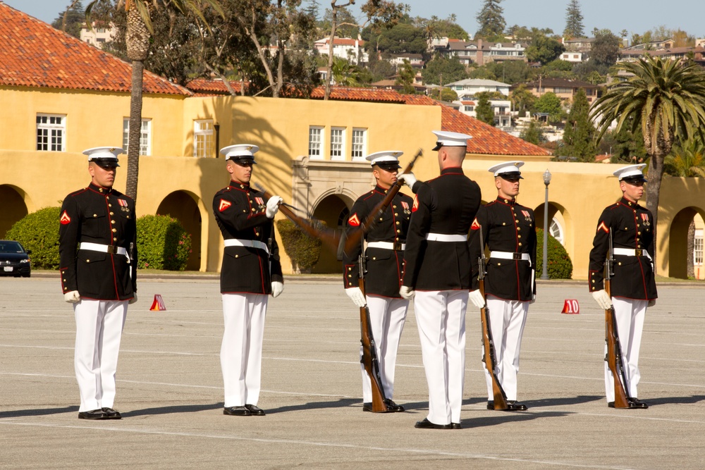 U.S. Marine Corps Battle Color Ceremony