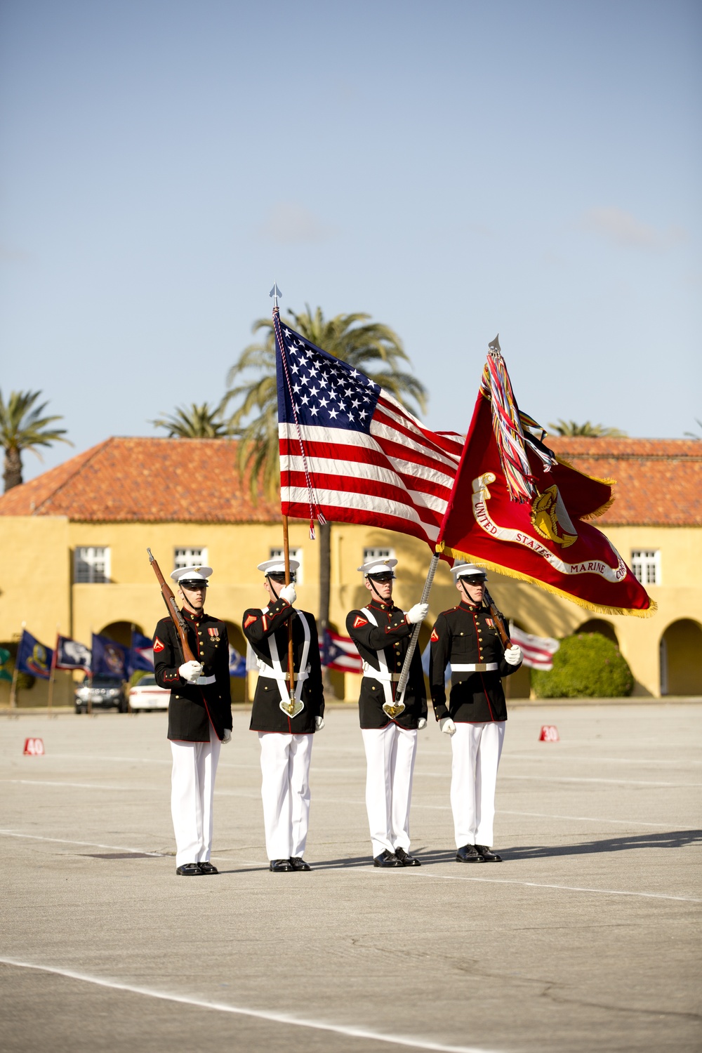 U.S. Marine Corps Battle Color Ceremony