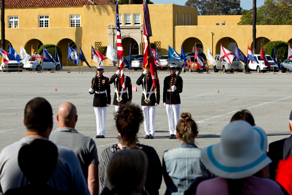 U.S. Marine Corps Battle Color Ceremony