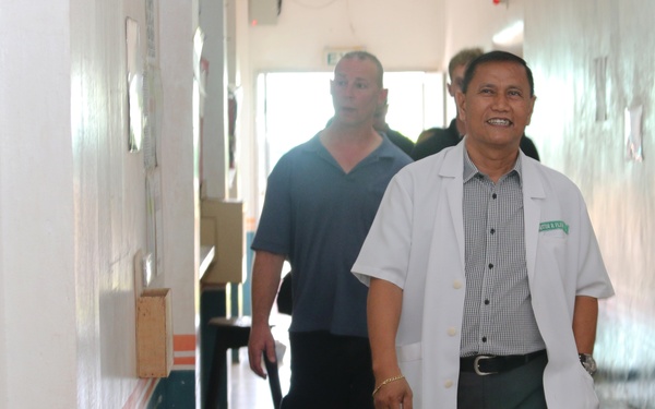 CJCMOTF Civil Affairs teams visit Mambusao Hospital during Balikatan 2016