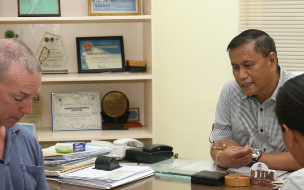 CJCMOTF Civil Affairs teams visit Mambusao Hospital during Balikatan 2016