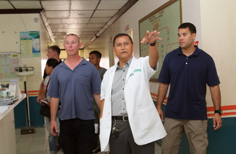 CJCMOTF Civil Affairs teams visit Mambusao Hospital during Balikatan 2016